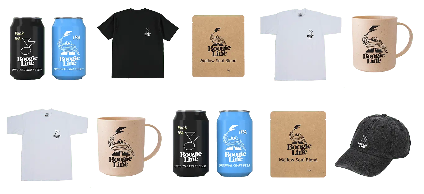 BOOGIE LINEオリジナルグッズ